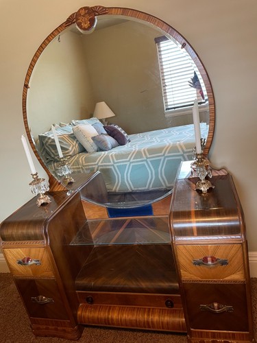 1930 waterfall vanity with - 1930's,
